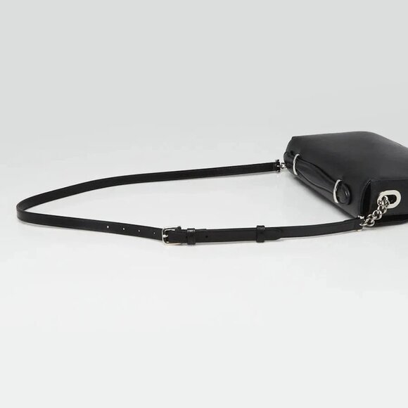 Gucci Black Smooth Leather Super Mini Petite GG Chain Bag - Picture 6 of 9